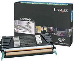 Original Toner Lexmark C5240KH Black ~ 8.000 Pages