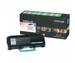 Original Toner Lexmark E260A11E Black ~ 3.500 Pages