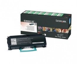 Original Toner Lexmark E360H11E Black ~ 9.000 Pages