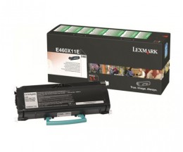 Original Toner Lexmark E460X11E Black ~ 15.000 Pages