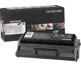 Original Toner Lexmark 12A7405 Black ~ 6.000 Pages