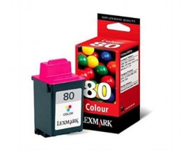 Original Ink Cartridge Lexmark 80 Color 21ml ~ 275 Pages