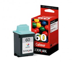 Original Ink Cartridge Lexmark 60 Color 21ml ~ 225 Pages