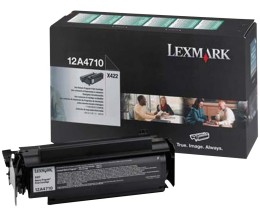 Original Toner Lexmark 12A4710 Black ~ 6.000 Pages