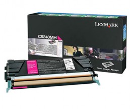 Original Toner Lexmark C5240MH Magenta ~ 5.000 Pages