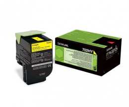 Original Toner Lexmark 702HY Yellow ~ 3.000 Pages