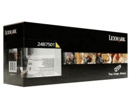 Original Toner Lexmark 24B7501 Yellow ~ 6.000 Pages