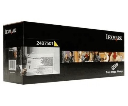 Original Toner Lexmark 24B7501 Yellow ~ 6.000 Pages