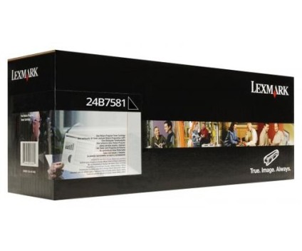Original Toner Lexmark 24B7581 Black  ~ 47.700 Pages