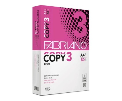 Ream of paper Fabriano A4 80gr ~ 500 Sheets