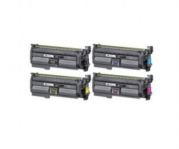 4 Compatible Toners, HP 653X / 653A Black + Color ~ 21.000 / 16.500 Pages