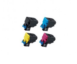4 Compatible Toners, Konica Minolta A5X0X50 Black + Color ~ 10.000 Pages