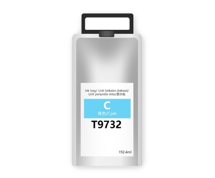 Compatible Ink Cartridge Epson T9732 Cyan 192.4ml