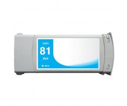 Compatible Ink Cartridge HP 81 Cyan 680ml ~ 1.000 Pages