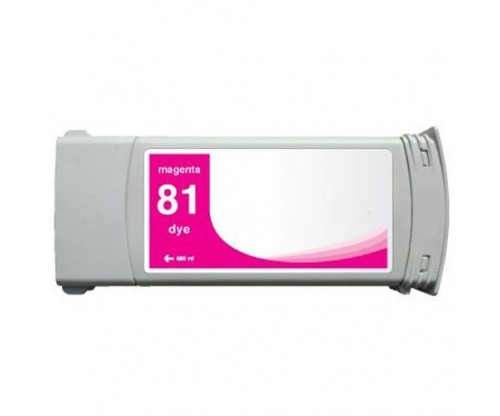 Compatible Ink Cartridge HP 81 Magenta 680ml ~ 1.000 Pages