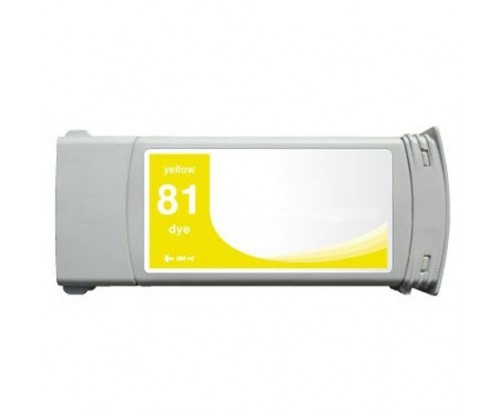 Compatible Ink Cartridge HP 81 Yellow 680ml ~ 1.000 Pages