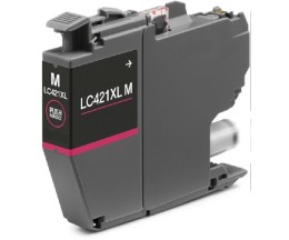 Compatible Ink Cartridge Brother LC-421XLM Magenta ~ 500 Pages
