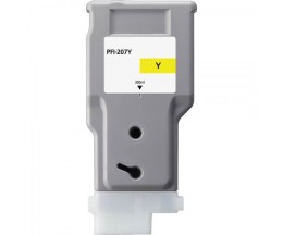 Compatible Ink Cartridge Canon PFI-207 Y Yellow 300ml