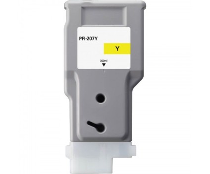 Compatible Ink Cartridge Canon PFI-207 Y Yellow 300ml