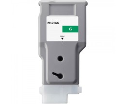 Compatible Ink Cartridge Canon PFI-206 G Green 300ml