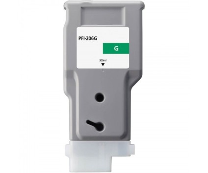 Compatible Ink Cartridge Canon PFI-206 G Green 300ml