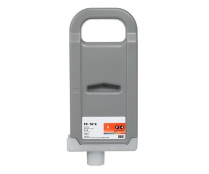 Compatible Ink Cartridge Canon PFI-701 R Red 700ml