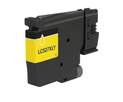 Compatible Ink Cartridge Brother LC-527 XLY Yellow ~ 2.000 Pages