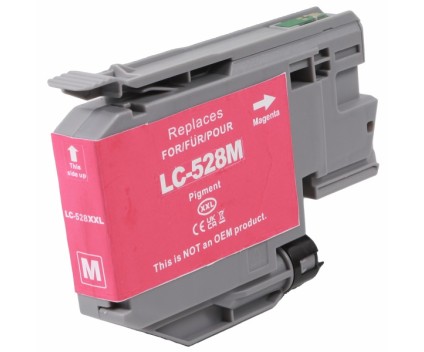 Compatible Ink Cartridge Brother LC-528 XL M Magenta ~ 10.000 Pages
