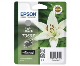 Original Ink Cartridge Epson T0597 Black bright 13ml