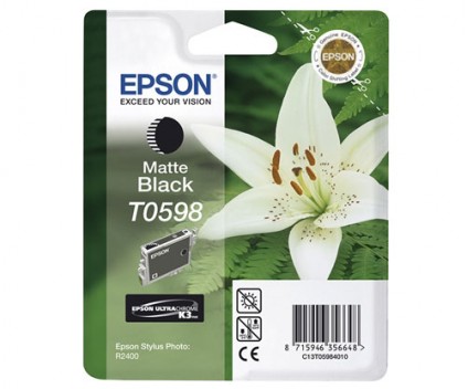 Original Ink Cartridge Epson T0598 Black Matte 13ml