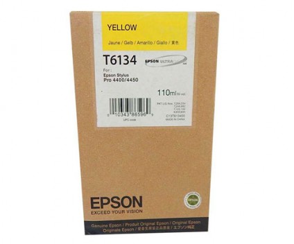 Original Ink Cartridge Epson T6134 Yellow 110ml