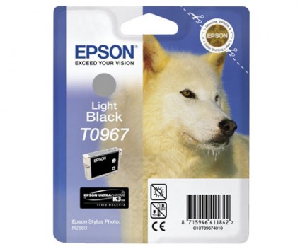 Original Ink Cartridge Epson T0967 Black bright 11.4ml