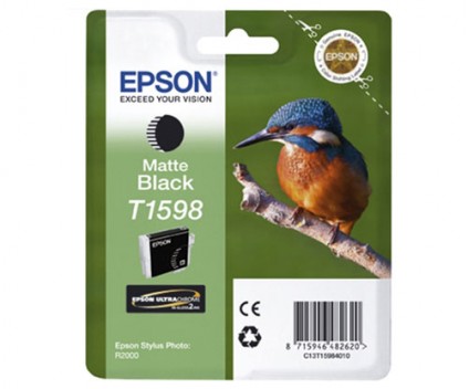 Original Ink Cartridge Epson T1598 Black Matte 17ml