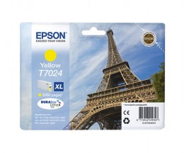 Original Ink Cartridge Epson T7024 Yellow 21.3ml ~ 2.000 Pages