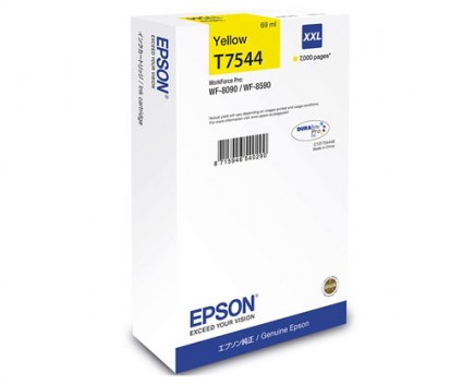 Original Ink Cartridge Epson T7544 Yellow 69ml ~ 7.000 Pages
