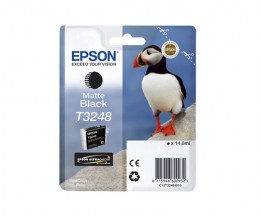 Original Ink Cartridge Epson T3248 Black Matte 14ml ~ 650 pages
