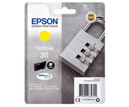 Original Ink Cartridge Epson T3584 / 35 Yellow 9.1ml ~ 650 pages