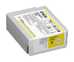 Original Ink Cartridge Epson SJIC42P / Y Yellow 50ml