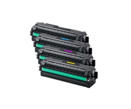 4 Compatible Toners, Samsung 505L Black + Color ~ 6.000 / 3.500 Pages