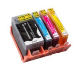 4 Compatible Ink Cartridges, HP 934 XL Black + HP 935 XL Color ~ 1.000 / 825 Pages