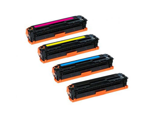 4 Compatible Toners, HP 201X Black + Color ~ 2.800 / 2.300 Pages