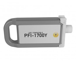 Compatible Ink Cartridge Canon PFI-1700 / PFI-1300 / PFI-1100 Y Yellow 700ml