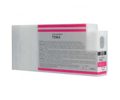Compatible Ink Cartridge Epson T5963 Magenta Vivido 350ml