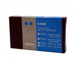 Compatible Ink Cartridge Epson T5632 Cyan 220ml