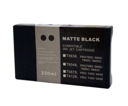 Compatible Ink Cartridge Epson T5678 Black Matte 220ml