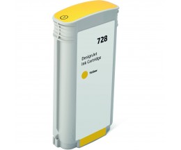 Compatible Ink Cartridge HP 728 Yellow 130ml