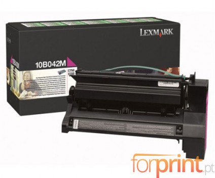 Original Toner Lexmark 10B042M Magenta ~ 15.000 Pages