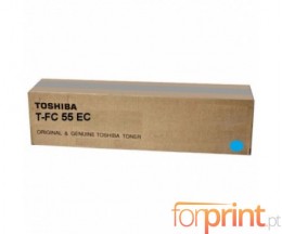 Original Toner Toshiba T-FC 55 EC Cyan ~ 26.500 Pages